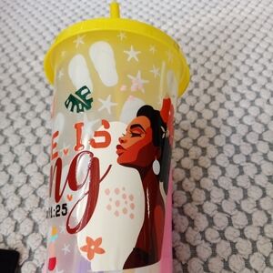 Inspirational color changing cup